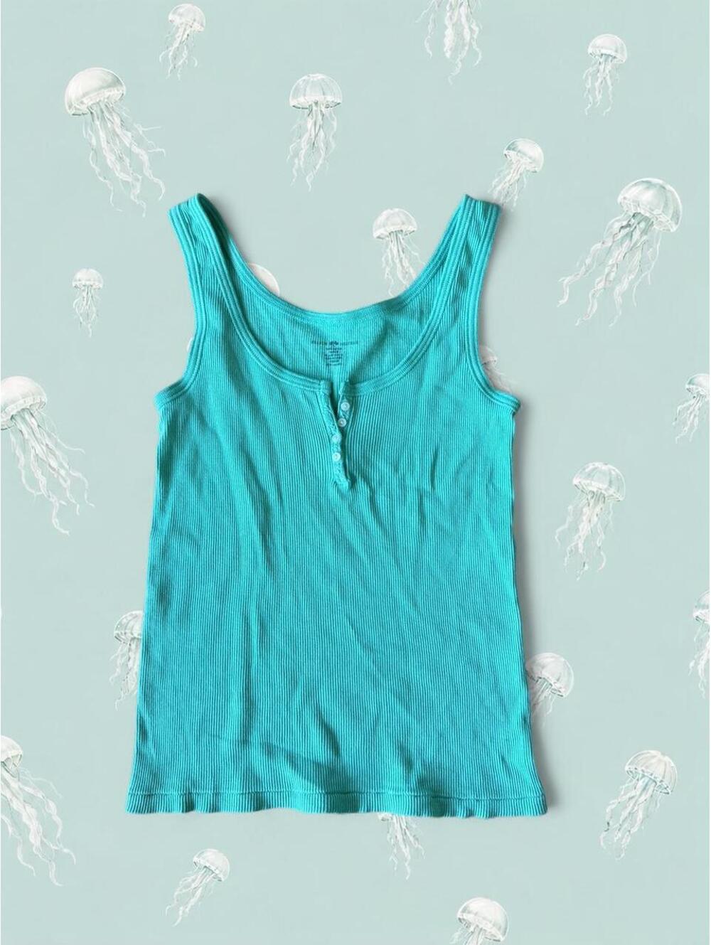 Brandy Melville seafoam teal Dalis tank